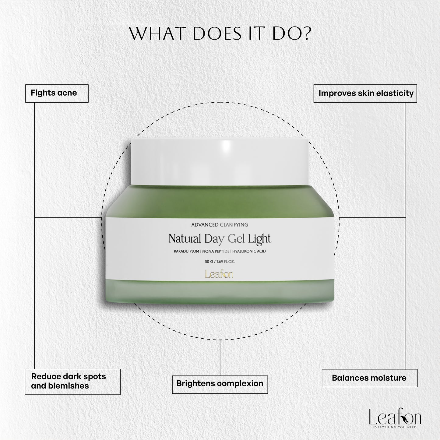 Face day gel light product